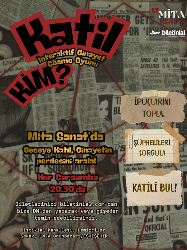 Katil Kim? İnteraktif Cinayet Oyunu