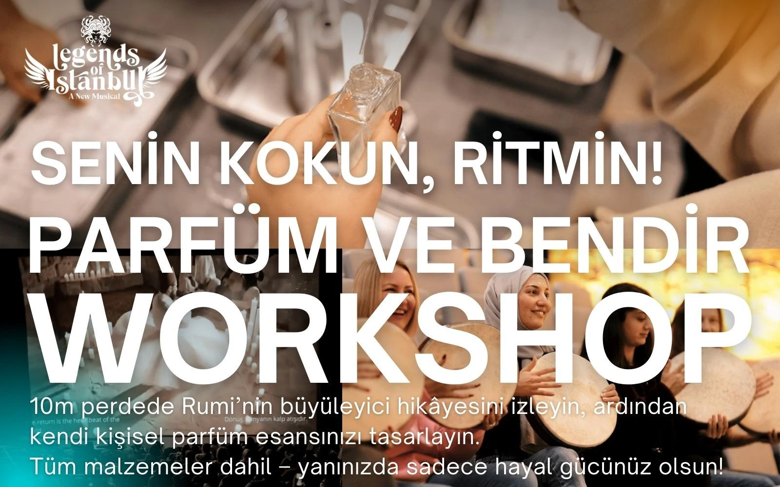 Parfüm Atölyesi – Film Gösterimi ve Sufi Ritim & Nefes Deneyimi