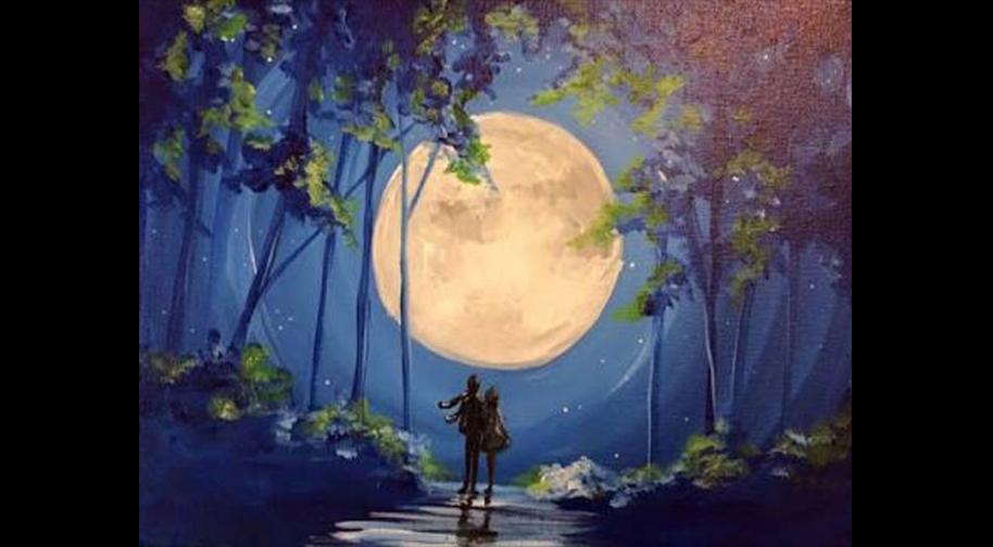 Resim - Dolunaya Yürürken