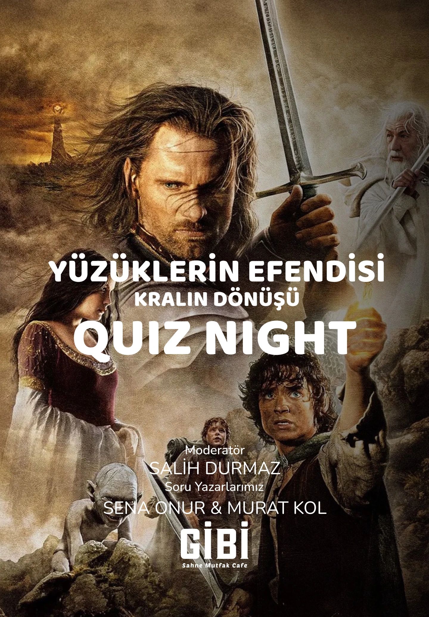 Quiz Night: Yüzüklerin Efendisi - Kralın Dönüşü