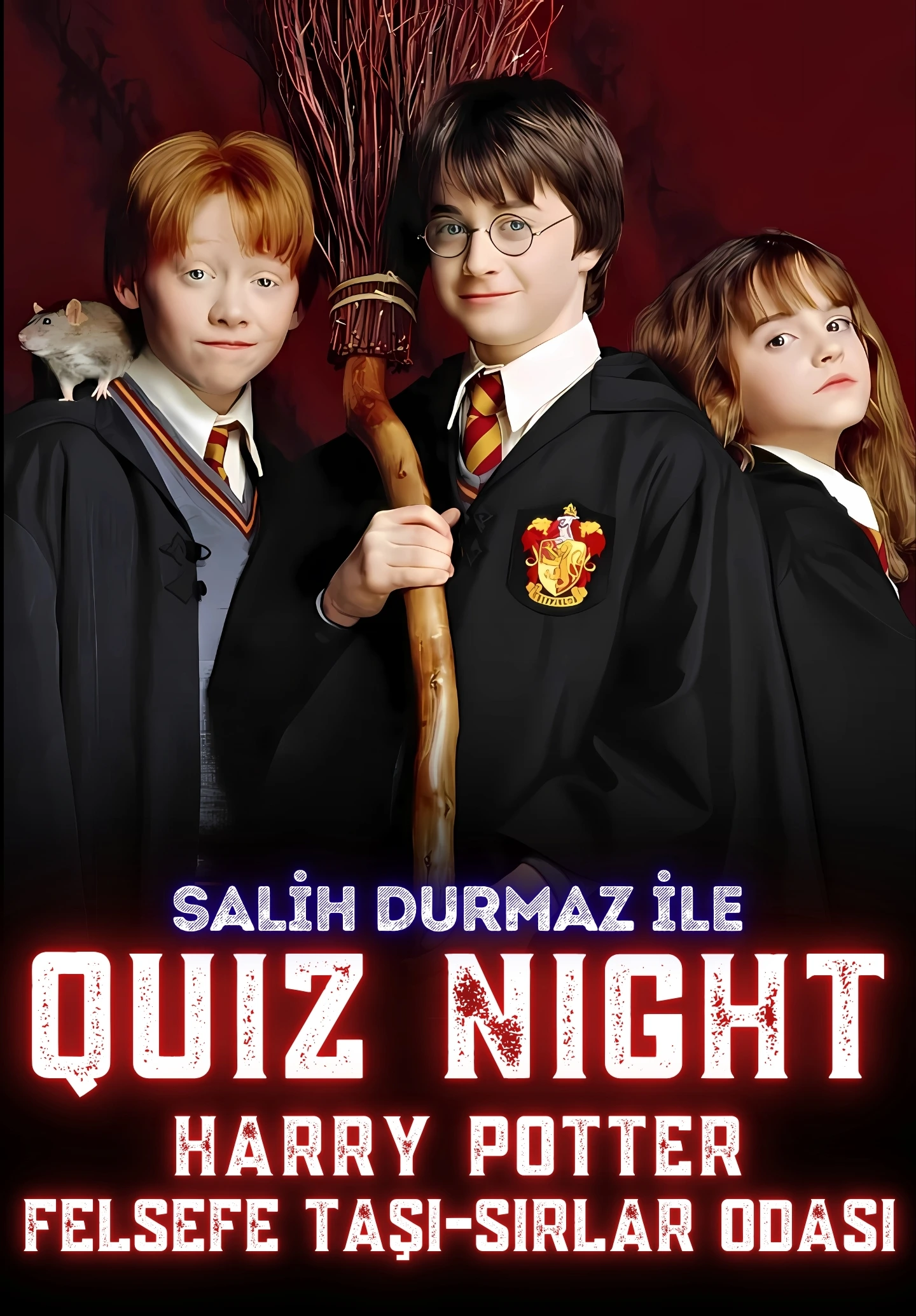 Quiz Night – Harry Potter (Felsefe Taşı ve Sırlar Odası Filmleri)