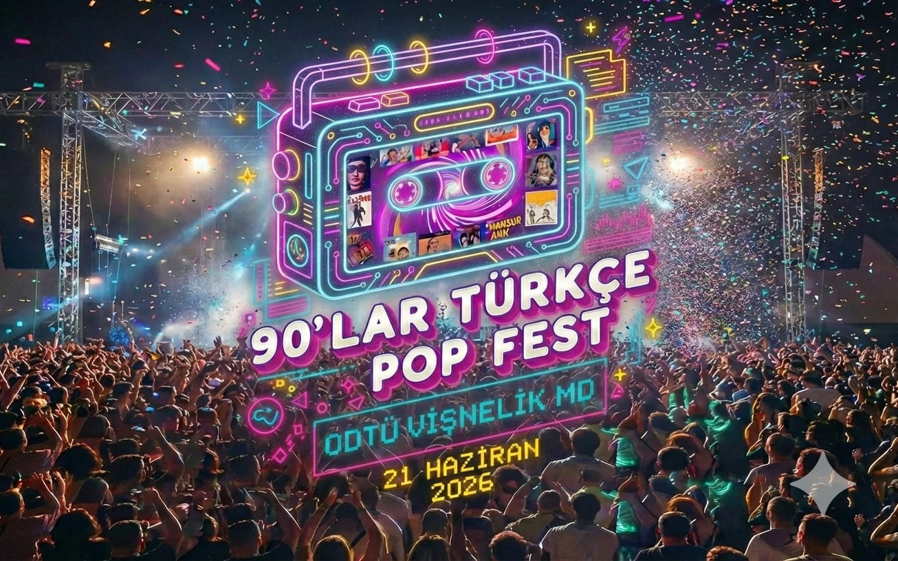 90'lar Türkçe Pop Fest : Çelik, Yonca Evcimik, Ferda Anıl Yarkın, Ümit Sayın, Mansur Ark, Grup Vitamin, Zeynep Dizdar, Tarık (Of Deli Gönül), Vj Bülent, Dj Hakan Küfündür