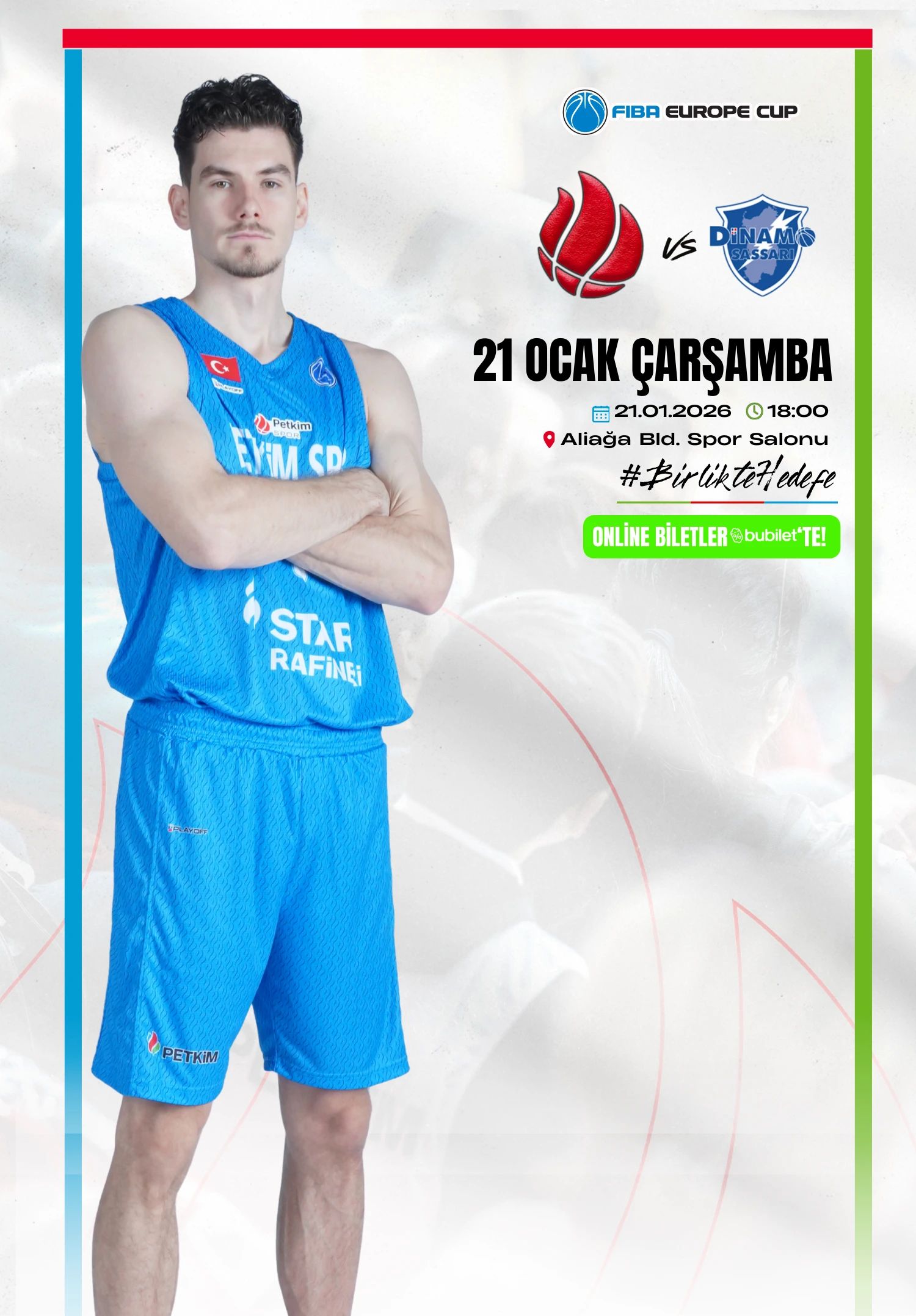 Aliağa Petkimspor - Dinomo BDS Sassari