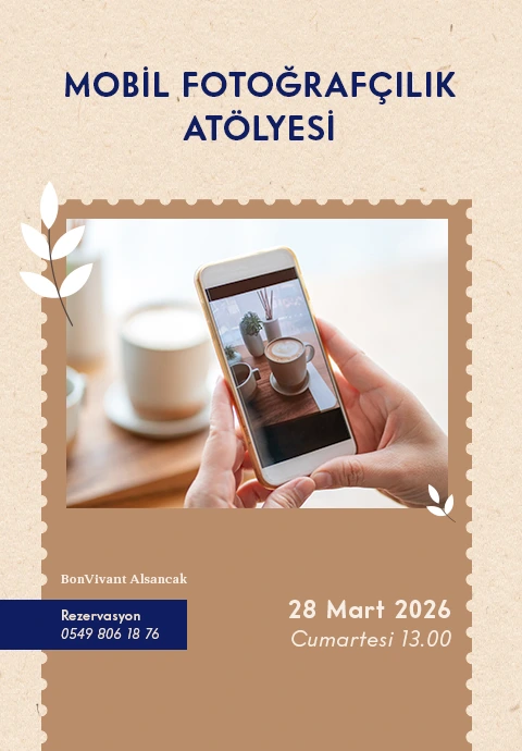 BonVivant Mobil Fotoğrafçılık Atölyesi