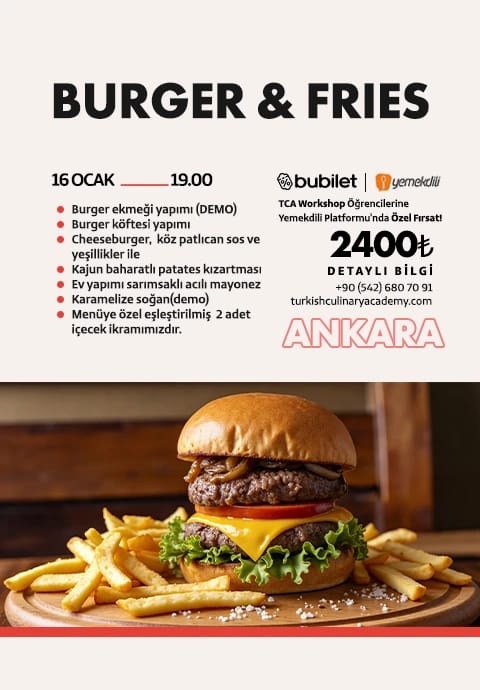 TCA |  Burger & Fries Workshop