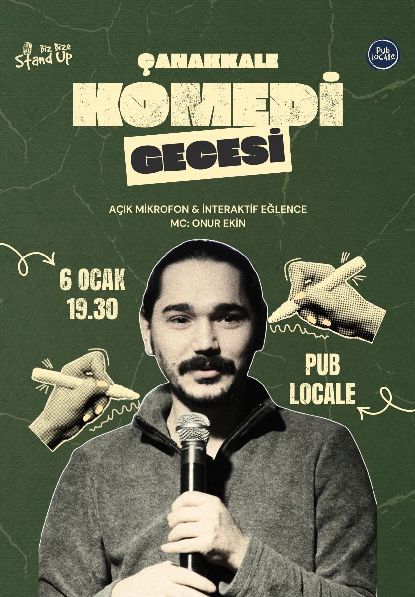 Çanakkale Komedi Gecesi & Açık Mikrofon