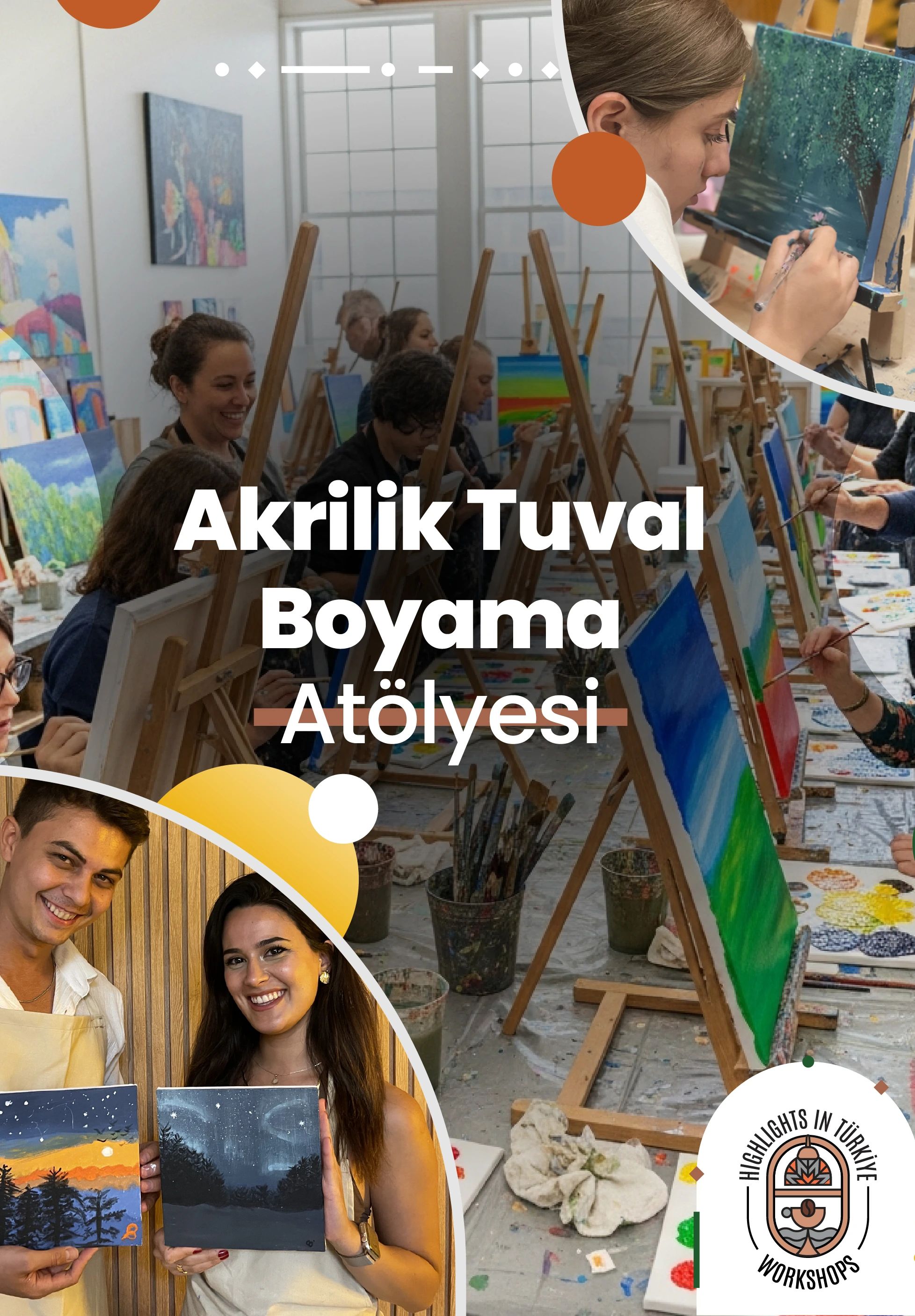 Highlights in Türkiye Workshop | Akrilik Tuval Boyama Atölyesi