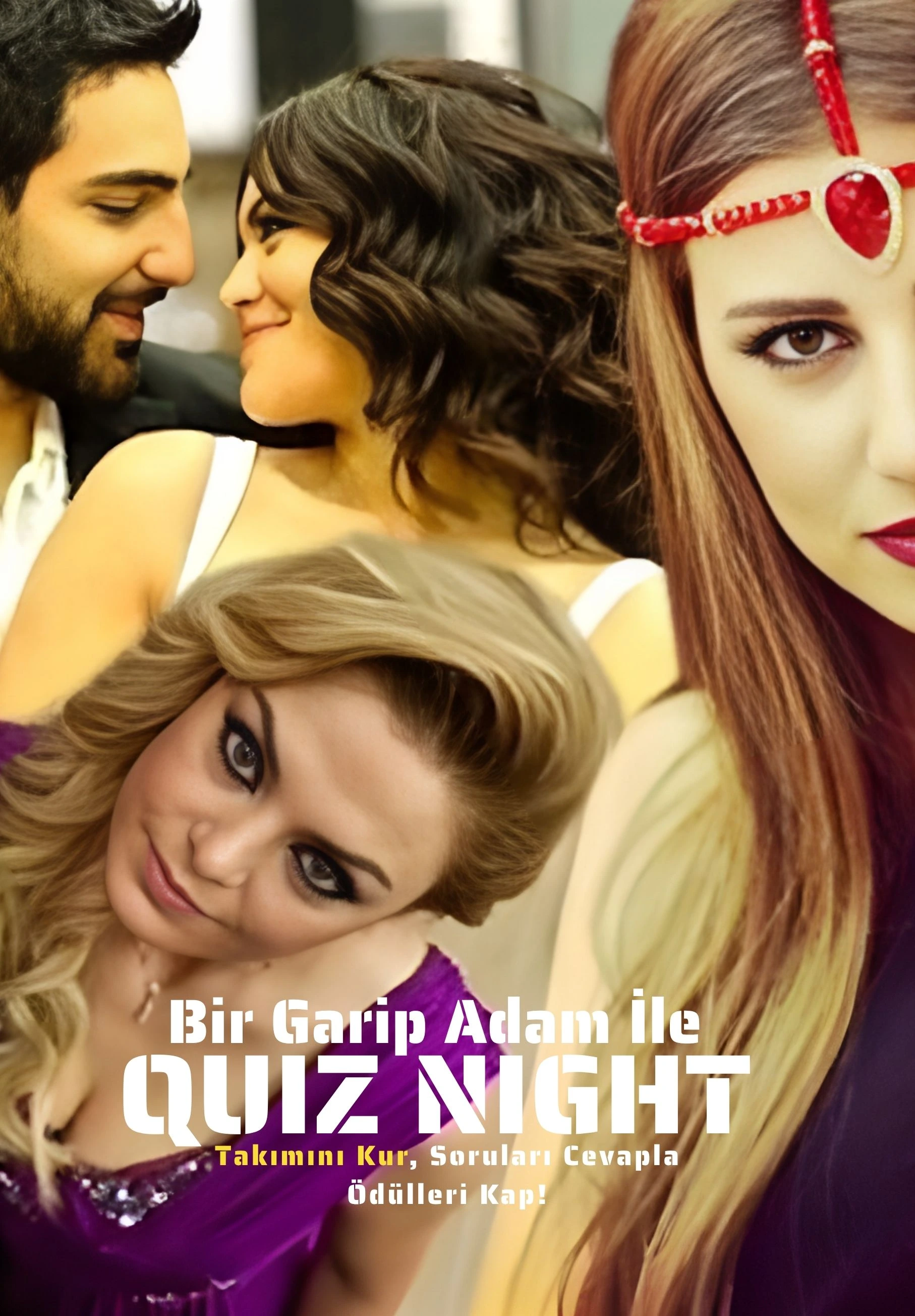 Bir Garip Adam İle Quiz Night - 90'lar Nostalji ( Şarkılar - Filmler - Diziler - Magazin )