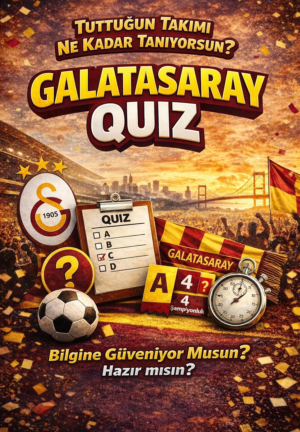 Tuttuğun takımı ne kadar tanıyorsun? - Galatasaray Quiz