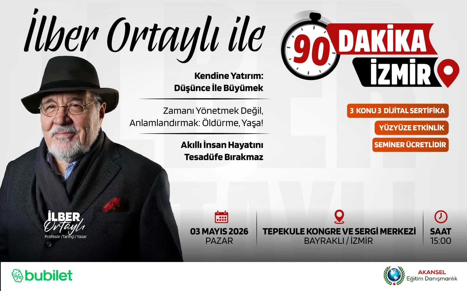 İLBER ORTAYLI İLE 90 Dakika - İzmir