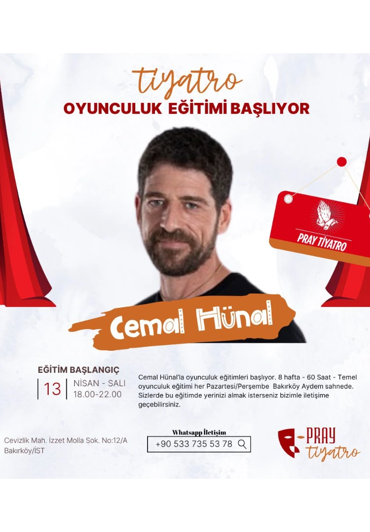 Cemal Hünal ile Oyunculuk Eğitimi
