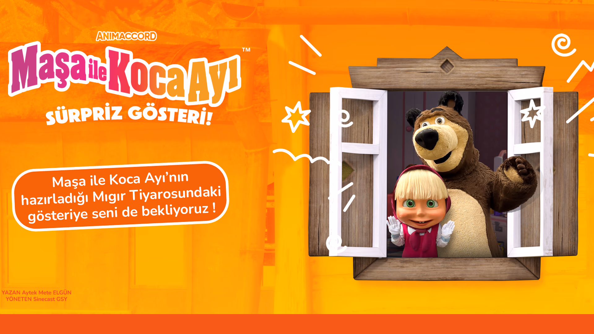 Maşa ile Koca Ayı Sürpriz Gösteri