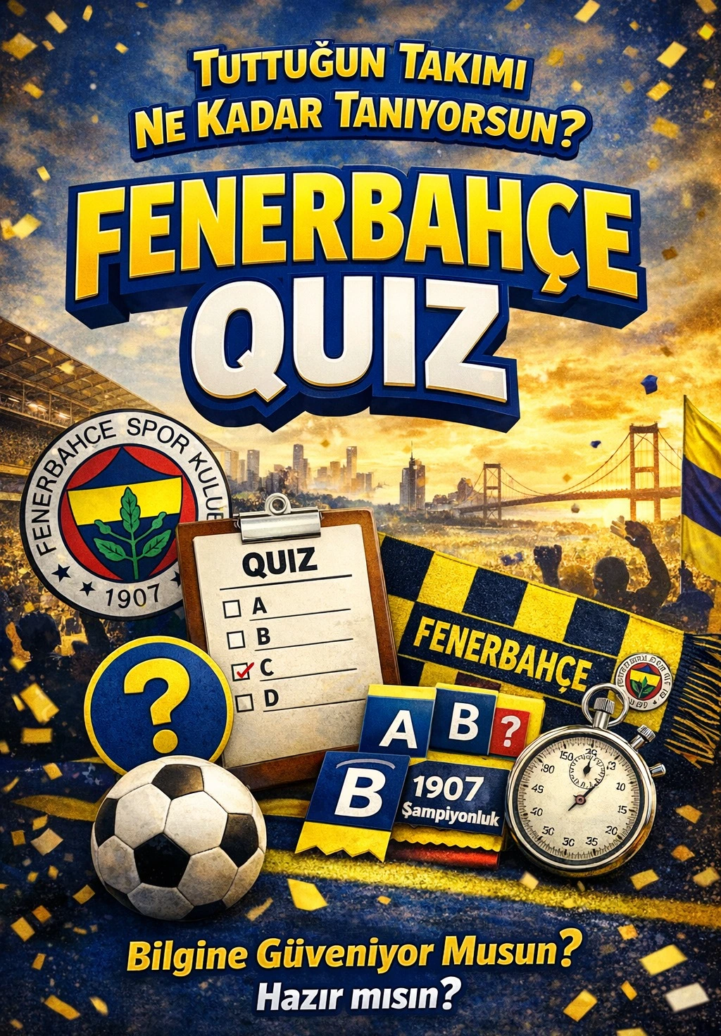 Tuttuğun takımı ne kadar tanıyorsun? - Fenerbahçe Quiz