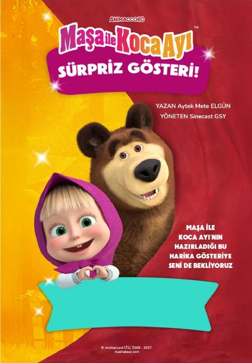 Maşa İle Koca Ayı Sürpriz Gösteri