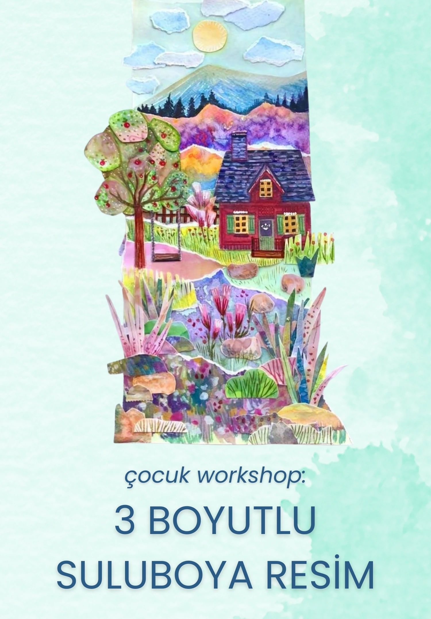 3 Boyutlu Suluboya - Çocuk