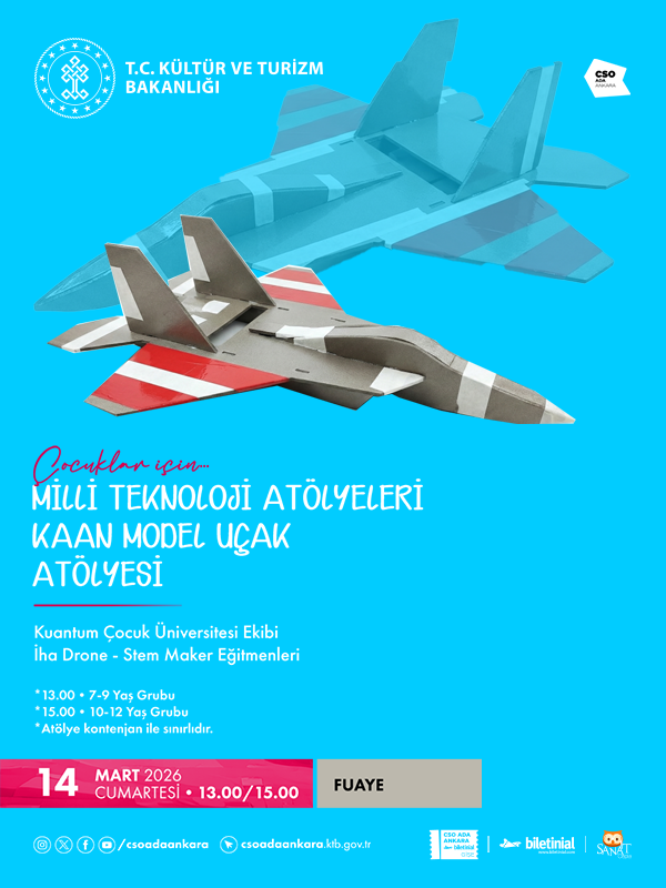 Milli Teknoloji Atölyeleri - Kaan Model Uçak