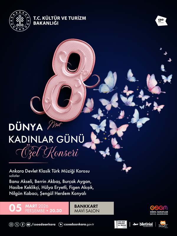 8 Mart Dünya Kadınlar Günü Özel Konseri