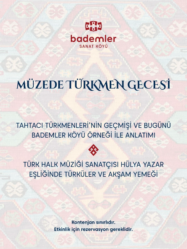 Müzede Türkmen Gecesi