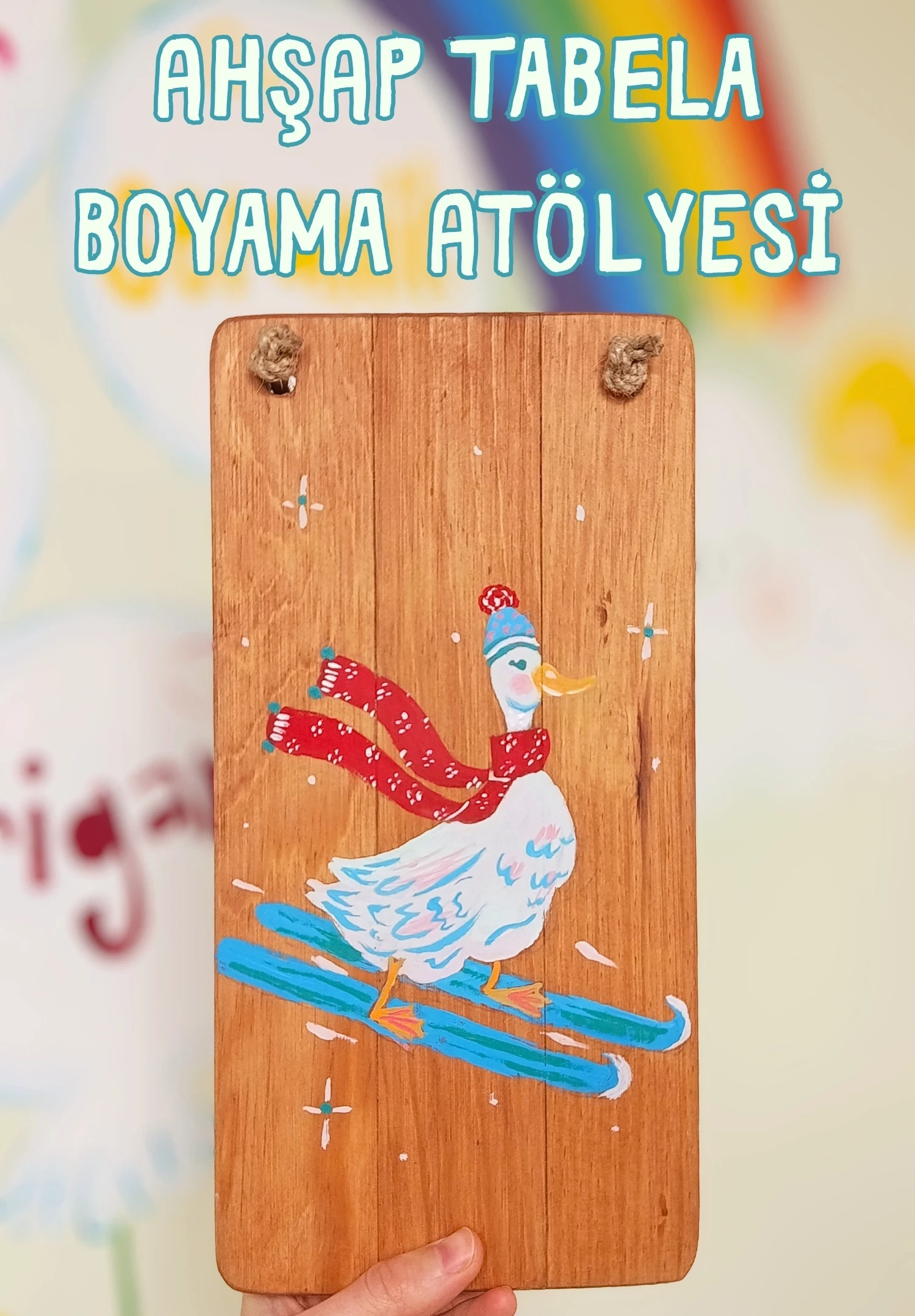 Ahşap Boyama - Çocuk Workshop