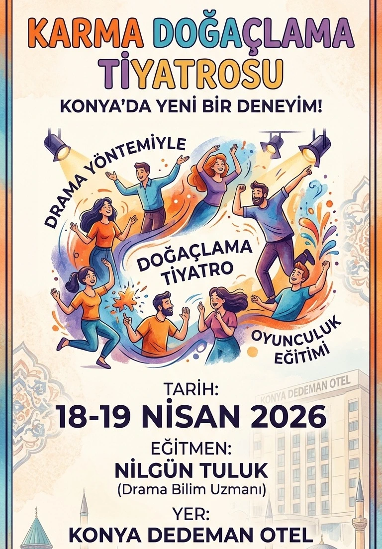 Drama Yöntemiyle Doğaçlama Tiyatro Oyunculuğu Eğitimi