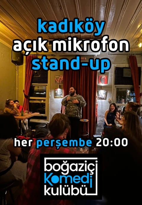 Boğaziçi Komedi Kulübü - Kadıköy Açık Mikrofon Stand-up