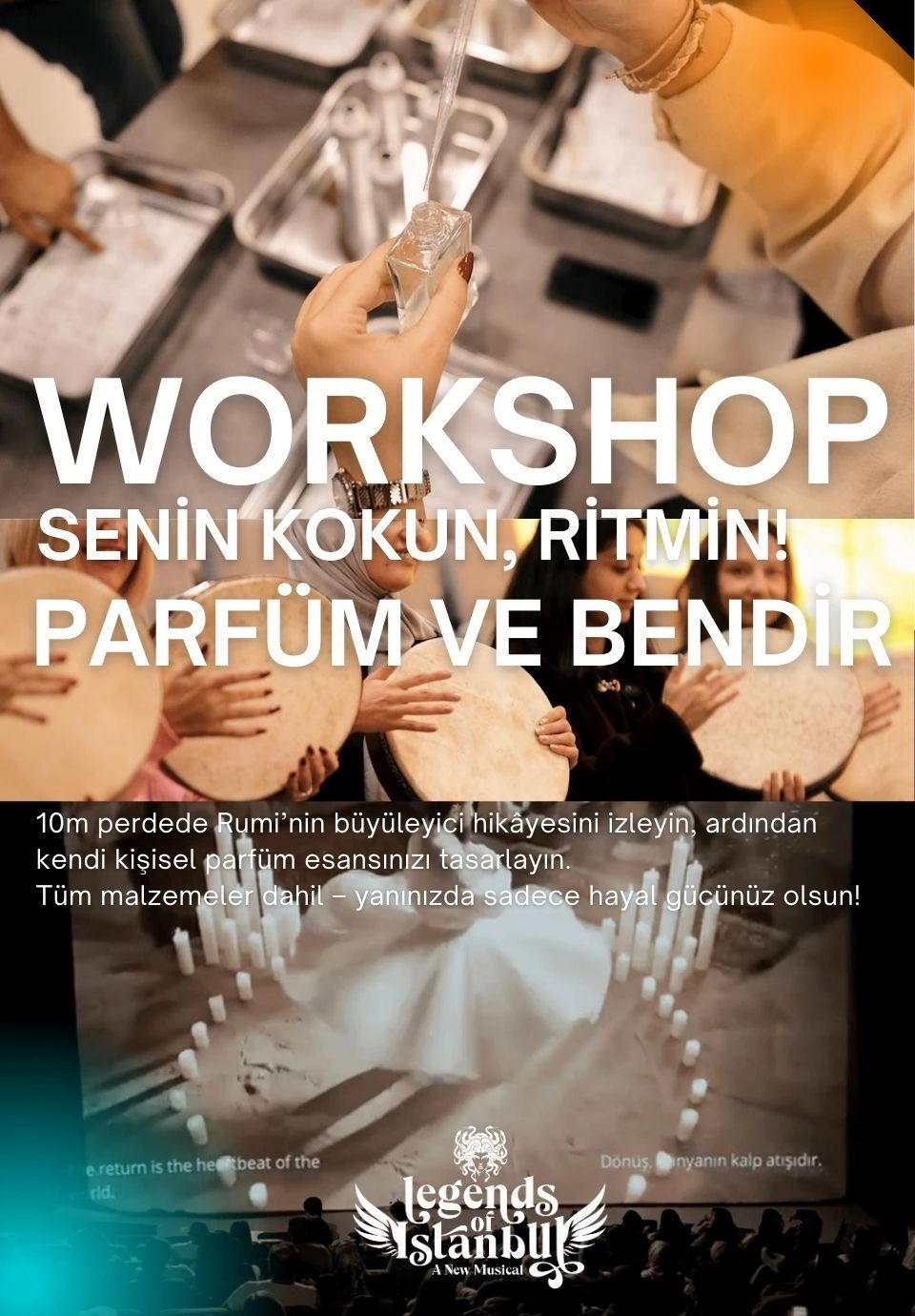 Parfüm Atölyesi – Film Gösterimi ve Sufi Ritim & Nefes Deneyimi
