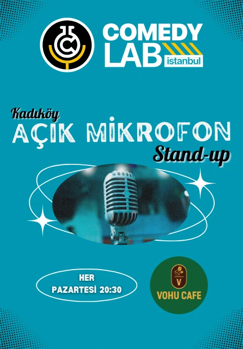 Kadıköy Açık Mikrofon Stand-up - Comedy Lab Istanbul