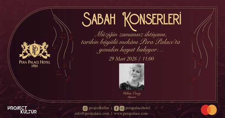 Pera Palace Hotel Pazar Sabah Konseri