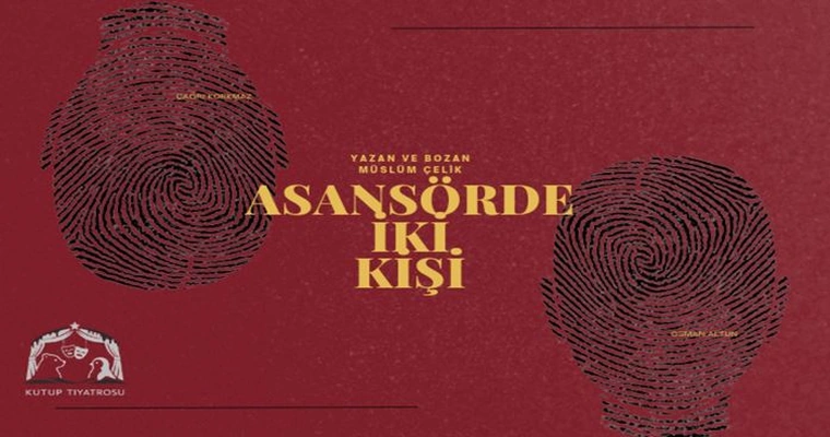 Asansörde iki kişi