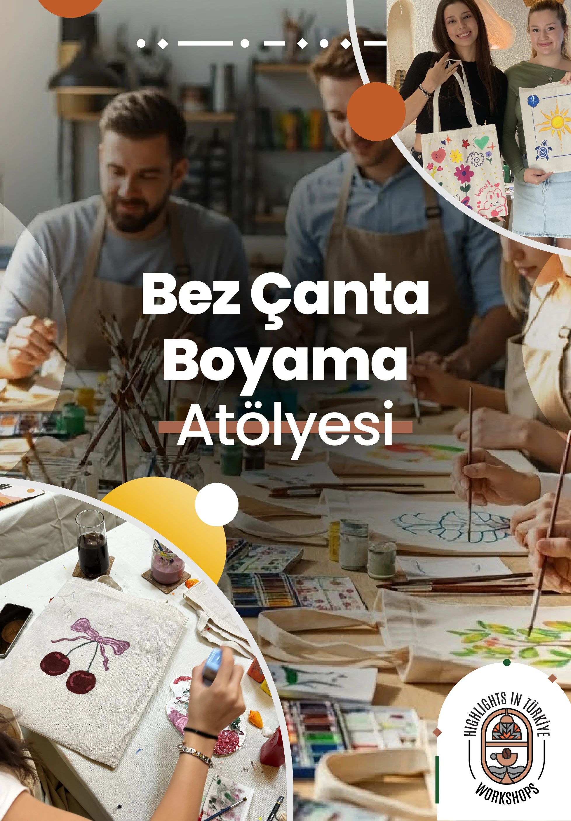 Highlights in Türkiye Workshop | Bez Çanta Boyama Atölyesi