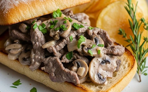 Beef Strogonof Sandwich Workshop