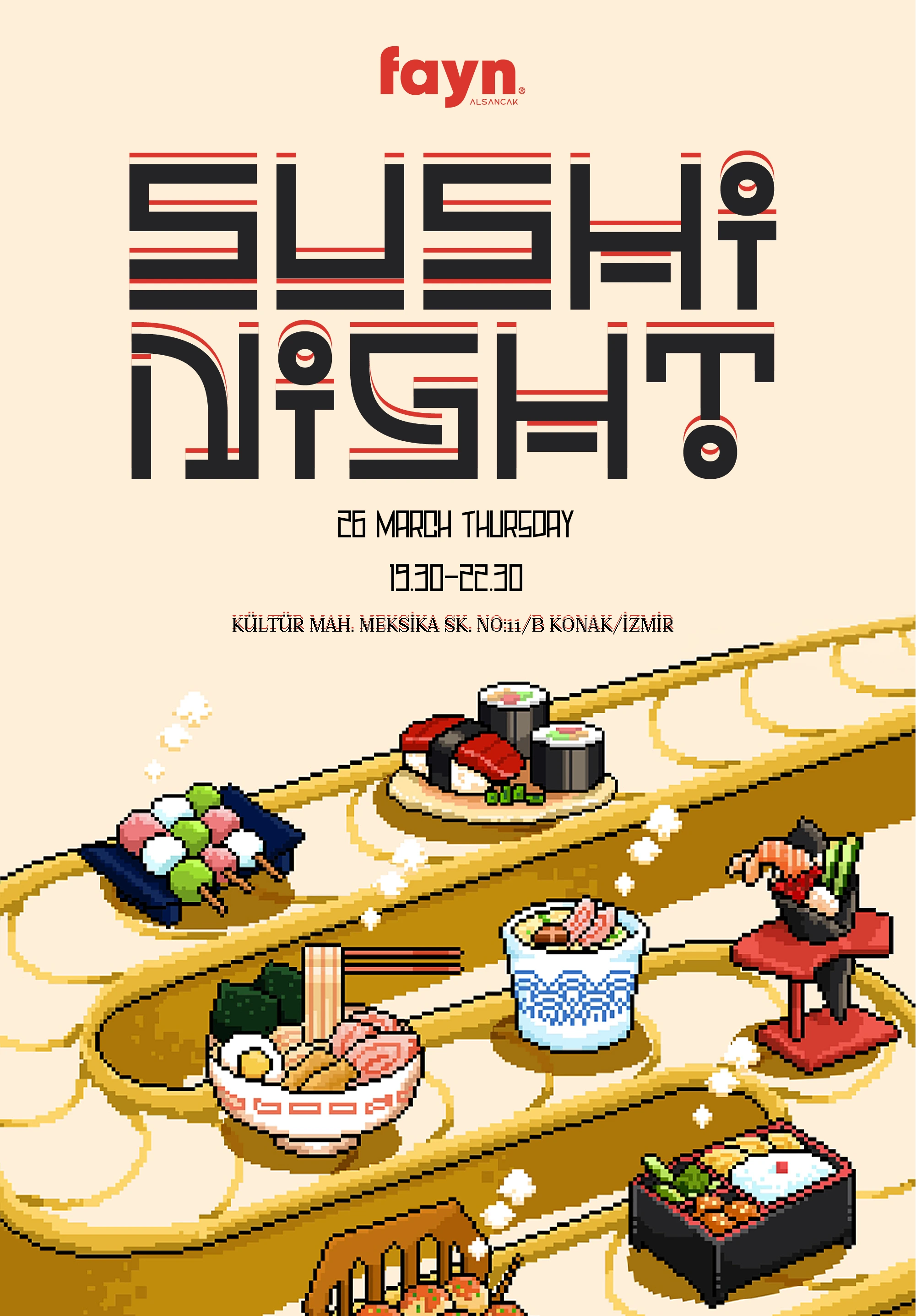 FAYN ALSANCAK SUSHI NIGHT