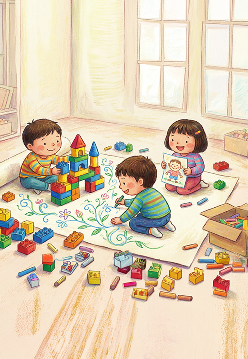 Lego ve Resimle Hikaye ve Masal Anlatıcılığı-Güzel Düşün Güzellikler Yayılsın