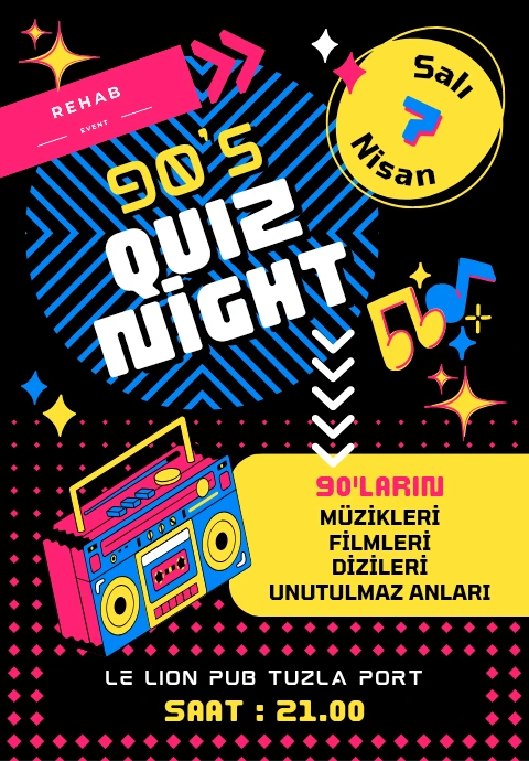 90'lar Quiz Night