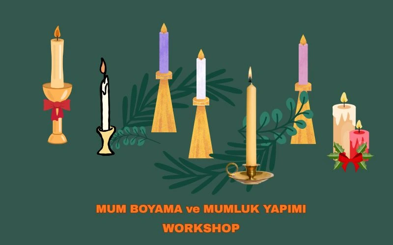 Auroray Art İle Mum Boyama ve Mumluk Workshop