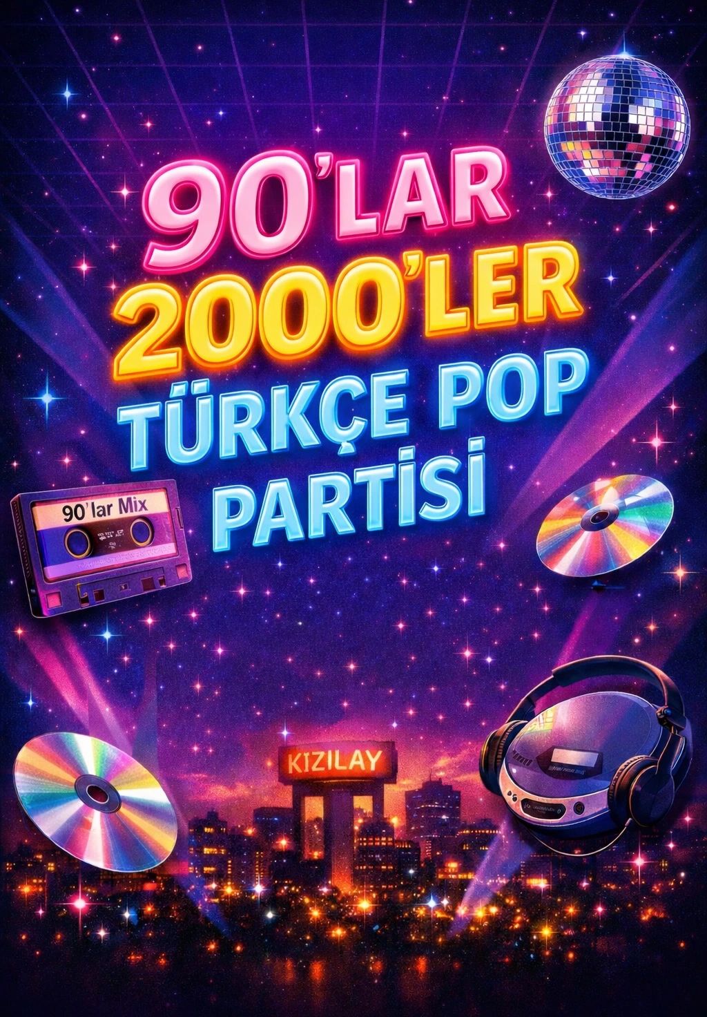 90’lar 2000’ler Türkçe Pop Partisi
