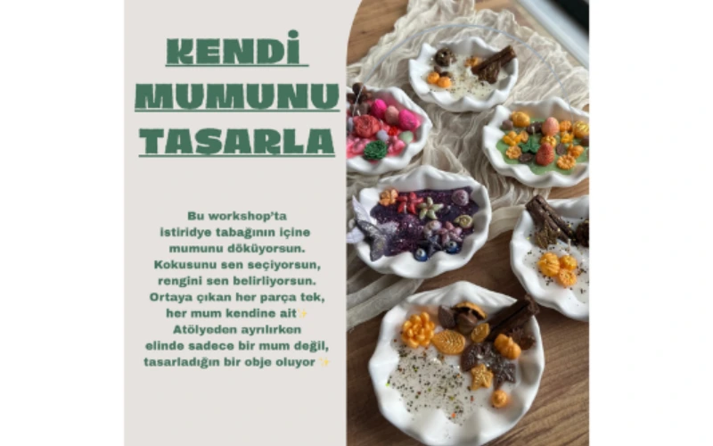 Auroray Art İle Kendi Mumunu Tasarla Workshop