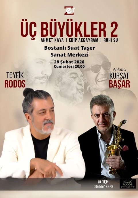 Üç Büyükler 2-Ahmet Kaya-Edip Akbayram-Ruhi Su