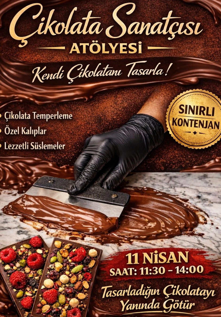 Çikolata Sanatçısı Atölyesi