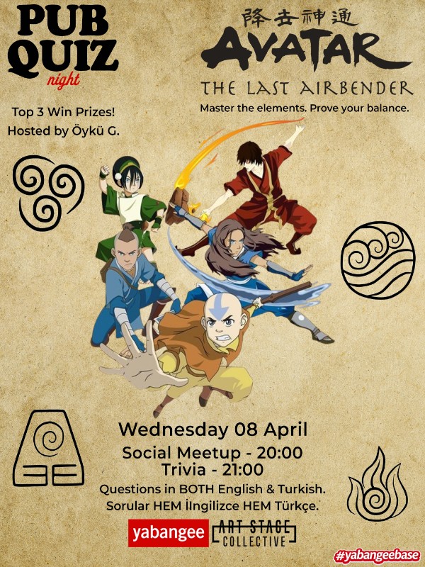 Pub Quiz Night on Avatar the Last Airbender