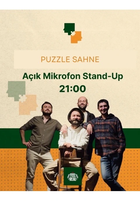 Açık Mikrofon Stand Up - Pazar | Puzzle Social House