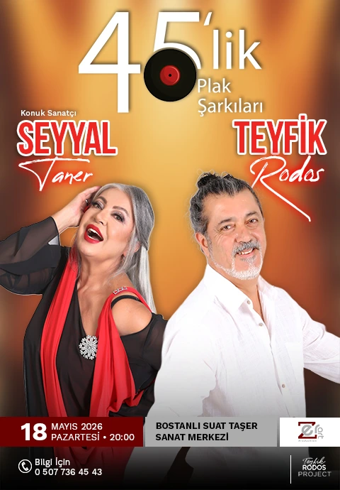 45'lik Plak Şarkıları - Teyfik Rodos - Seyyal Taner (Konuk Sanatçı)