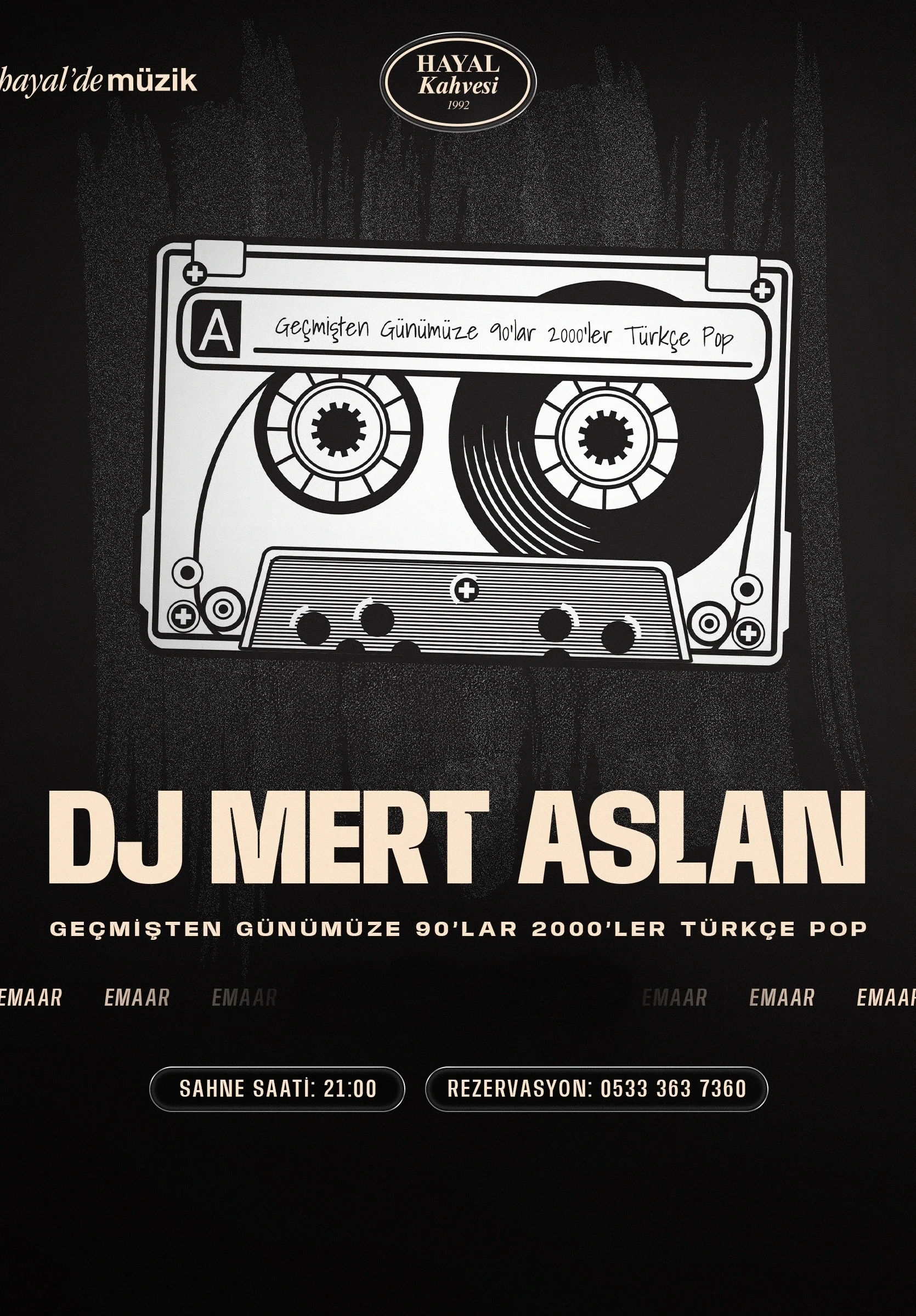 DJ Mert ile Geçmişten Günümüze 90'lar 2000'ler Türkçe Pop