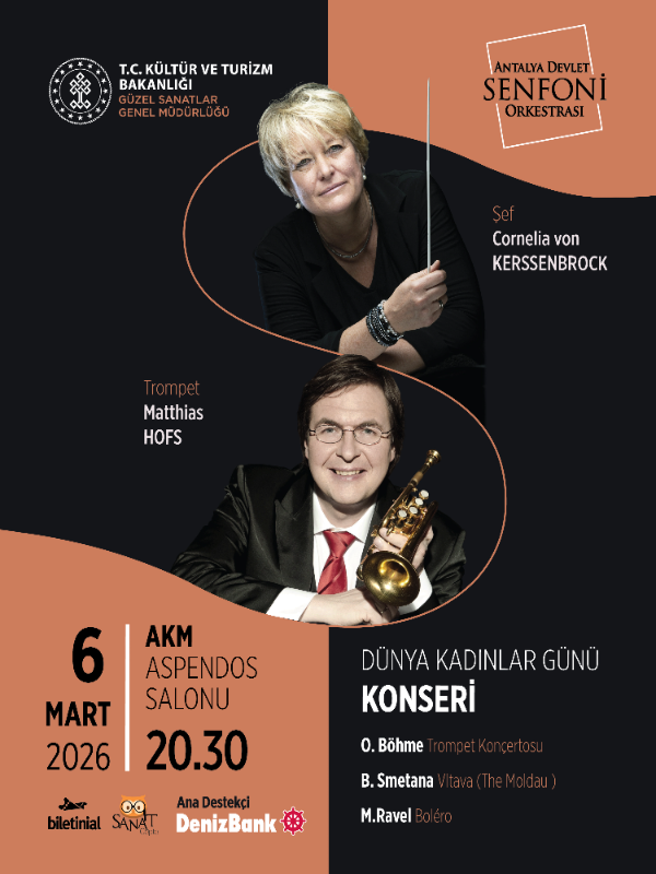 6 Mart Konseri - Antalya Devlet Senfoni Orkestrası