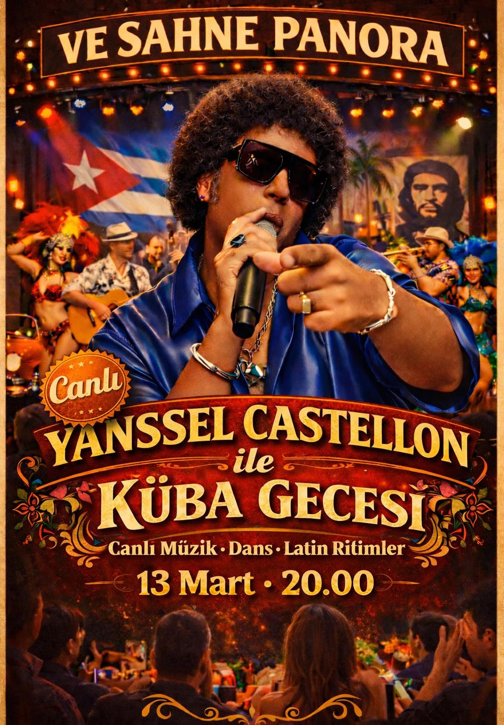 Fantastik Latin Yanssel ile Tropikal Küba Gecesi