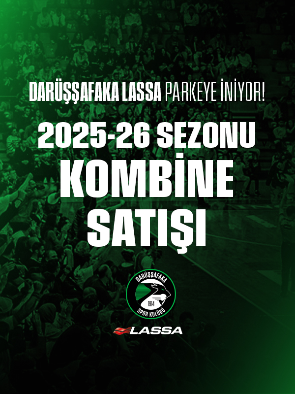 Darüşşafaka LASSA Basketbol Sezonluk Bilet Satışı 2025-2026