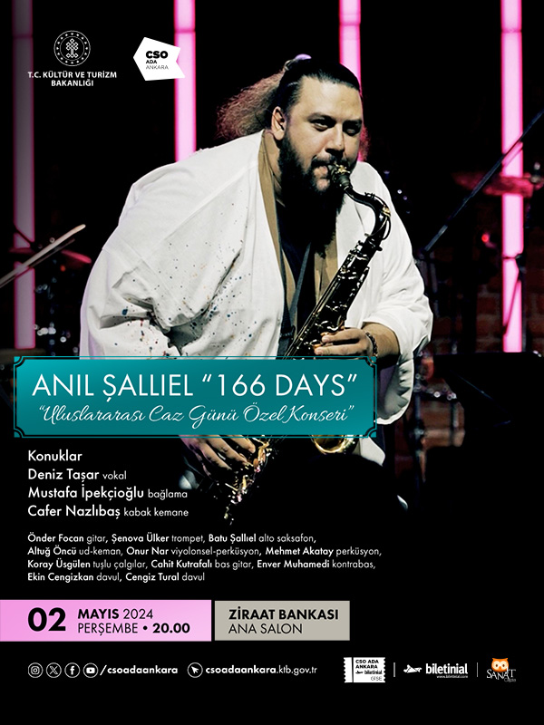 Anıl Şallıel "166 Days" Uluslararası Caz Günü Özel Konseri