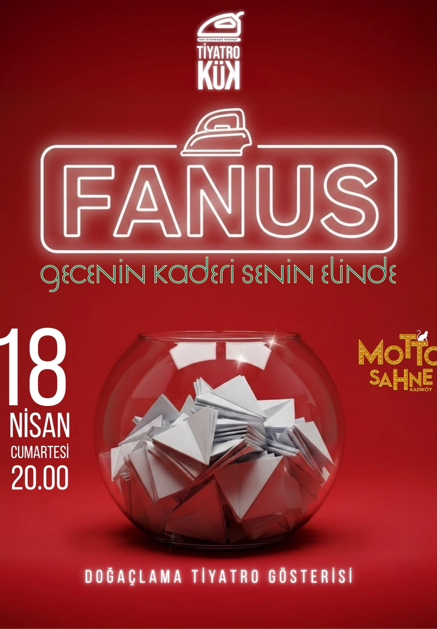 Tiyatro KÜK ile "Fanus" Doğaçlama Tiyatro Gösterisi