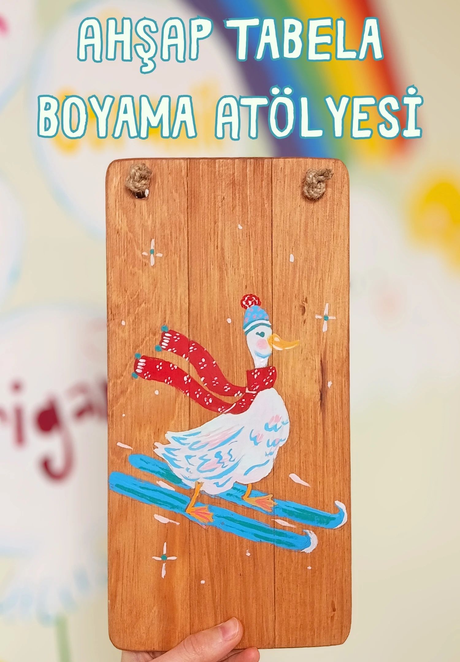Ahşap Boyama - Çocuk Workshop