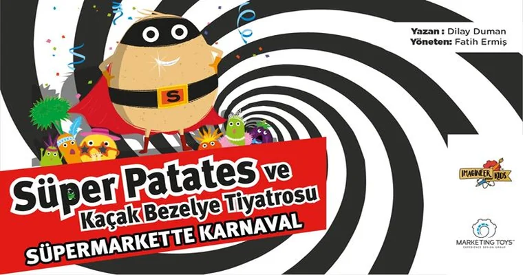 Süper Patates ve Kaçak Bezelye Süpermarkette Karnaval